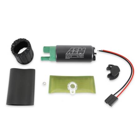 AEM Electronics - AEM 400 LPH E85 Compatible Fuel Pump Kit - Single Barb - Ethanol Compatible