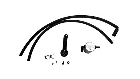 J&L Oil Separator Co - J&L 18-22 Toyota Camry 3.5L V6 Oil Separator 3.0 Passenger Side - Clear Anodized