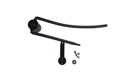 J&L Oil Separator Co - J&L 86-93 Ford Mustang 5.0 302 Passenger Side Oil Separator 3.0 - Black Anodized