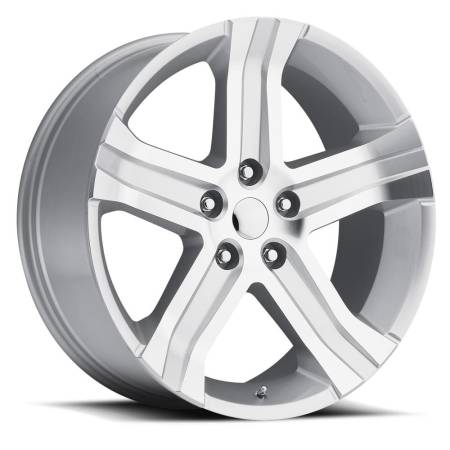 Factory Reproductions Wheels - FR 69 - Ram Truck RT Replica Wheel 24x10 5x5.5 ET25 77.8CB Silver Machine Face