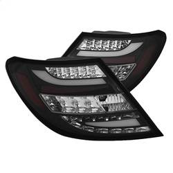 Spyder Auto - Spyder Mercedes Benz W204 C-Class 08-11 LED Tail Lights Incandescent only - Blk ALT-YD-MBZC08-LED-BK