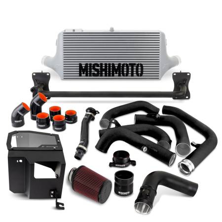 Mishimoto - Mishimoto 2022+ WRX Intercooler Kit W/ Intake SL Core MWBK Pipes