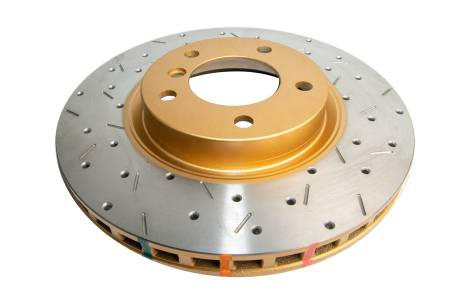 DBA (Disc Brakes Australia) - DBA 95-99 BMW M3 E36 Front Drilled & Slotted 4000 Series Rotor