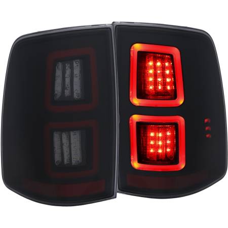 ANZO Headlights, Tail Lights and More  - ANZO LED Smoke 13-17 Dodge Ram 1500/2500/3500 LED Taillights Smoke
