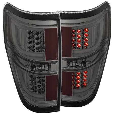 ANZO Headlights, Tail Lights and More  - ANZO 2009-2013 Ford F-150 LED Taillights Smoke