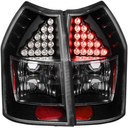 ANZO Headlights, Tail Lights and More  - ANZO 2005-2008 Dodge Magnum LED Taillights Black