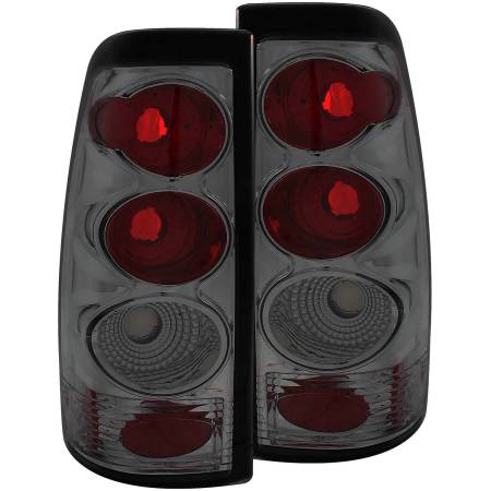 ANZO Headlights, Tail Lights and More  - ANZO 1999-2002 Chevrolet Silverado 1500 Taillights Smoke