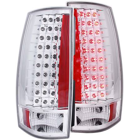 ANZO Headlights, Tail Lights and More  - ANZO 2007-2014 Chevrolet Suburban LED Taillights Red/Clear G4