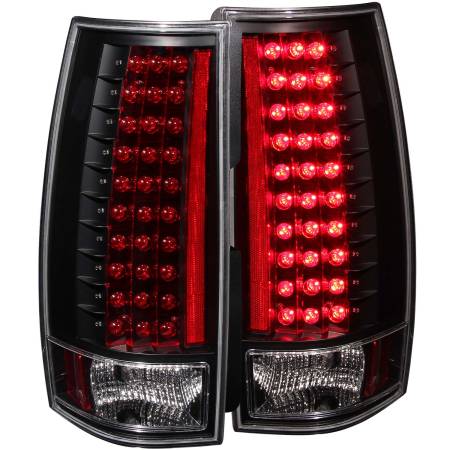 ANZO Headlights, Tail Lights and More  - ANZO 2007-2013 Chevrolet Suburban LED Taillights Black