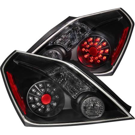 ANZO Headlights, Tail Lights and More  - ANZO 2008-2013 Nissan Altima (2 Door ONLY) LED Taillights Black