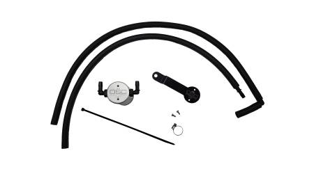 J&L Oil Separator Co - J&L 20-22 Hyundai Palisade / Kia Telluride 3.8L Oil Separator 3.0 Passenger Side - Clear Anodized