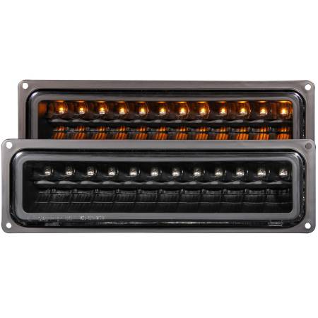 ANZO Headlights, Tail Lights and More  - ANZO 1988-1998 Chevrolet C1500 LED Parking Lights Black