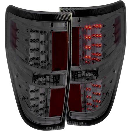 ANZO Headlights, Tail Lights and More  - ANZO 2009-2014 Ford F-150 LED Taillights Smoke