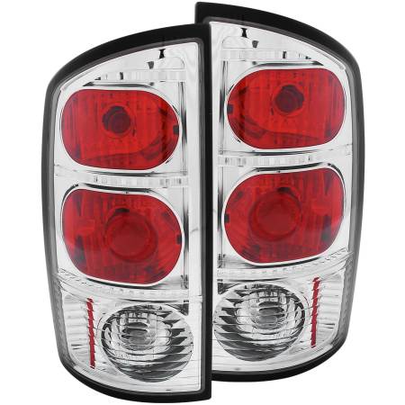 ANZO Headlights, Tail Lights and More  - ANZO 2002-2005 Dodge Ram 1500 Taillights Chrome