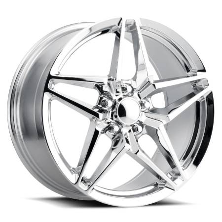Factory Reproductions Wheels - FR 29 - C7 ZR1 Corvette Replica Wheel 19x10 5x4.75 ET40 70.3CB Chrome