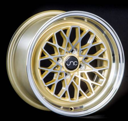 JNC Wheels - JNC Wheels Rim JNC040 Gold Machined 15x8 4x100 ET25