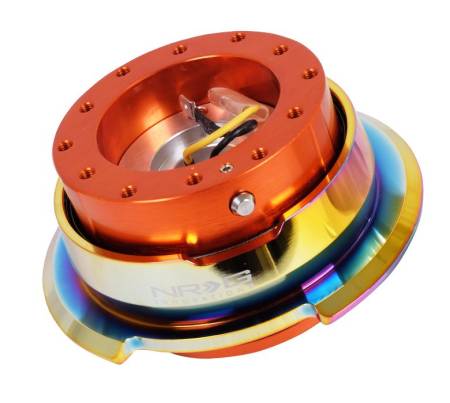 NRG Innovations - NRG Innovations Quick Release Gen 2.8 - Orange Body / Neochrome Ring