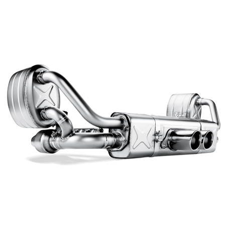 Akrapovic - Akrapovic 06-09 Porsche 911 GT3/RS 3.6 Evolution Line w/ Header (Titanium) w/ Titanium Tips