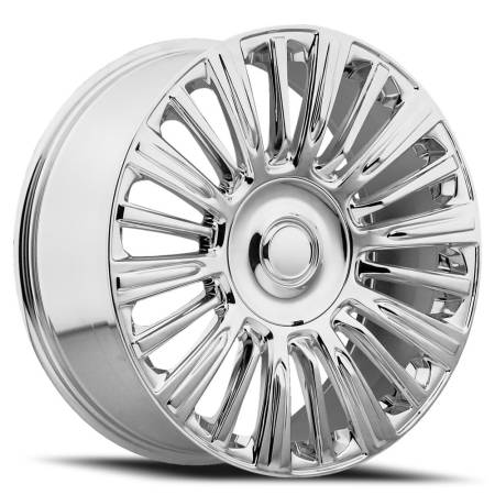 Factory Reproductions Wheels - FR 91 - Escalade Platinum Replica Wheel 22x9 6x5.5 ET28 78.1CB Chrome
