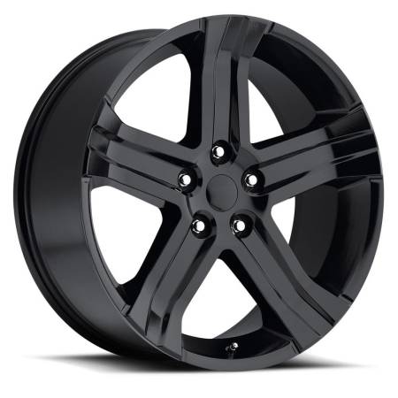 Factory Reproductions Wheels - FR 69 - Ram Truck RT Replica Wheel 22x9 5x5.5 ET20 77.8CB Gloss Black