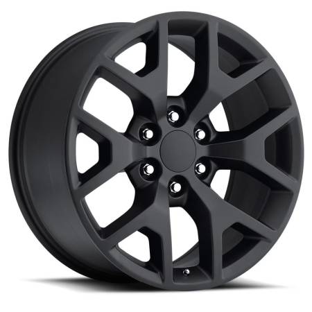 Factory Reproductions Wheels - FR 44 - GMC Sierra Replica Wheel 20x9 6x5.5 ET27 78.1CB Satin Black