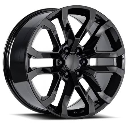 Factory Reproductions Wheels - FR 95 - Denali Replica Wheel 22x9 6x5.5 ET24 78.1CB Gloss Black