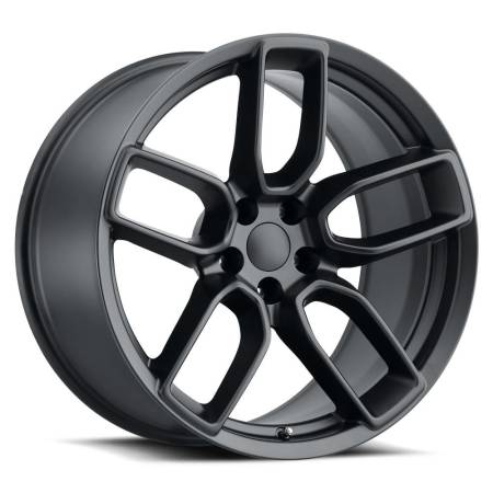 Factory Reproductions Wheels - FR 74 - Dodge Widebody Replica Wheel 20x10.5 5x115 ET-9 71.5CB Satin Black