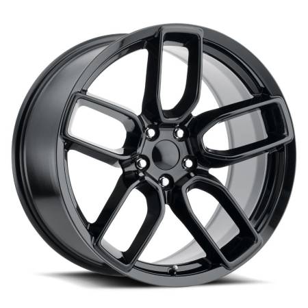 Factory Reproductions Wheels - FR 74 - Dodge Widebody Replica Wheel 20x9.5 5x115 ET15 71.5CB Gloss Black