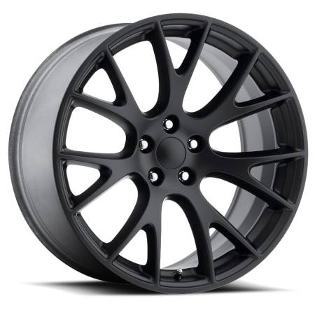 Factory Reproductions Wheels - FR 70 - Dodge Hellcat Replica Wheel 20x10.5 5x115 ET25 71.5CB Satin Black
