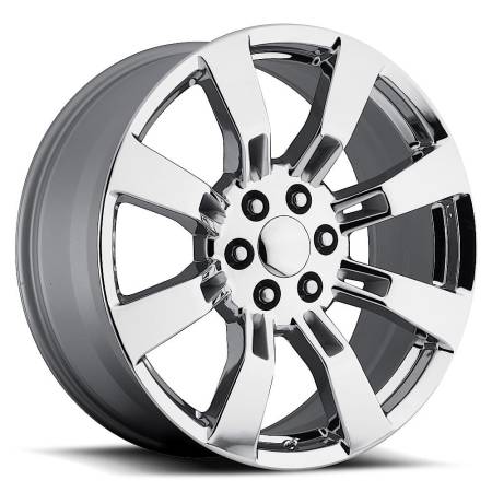 Factory Reproductions Wheels - FR 40 - Cadillac Denali Escalade Replica Wheel 22x9 6x5.5 ET31 78.1CB Chrome