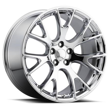 Factory Reproductions Wheels - FR 70 - Dodge Hellcat Replica Wheel 20x9.5 5x115 ET15 71.5CB Chrome
