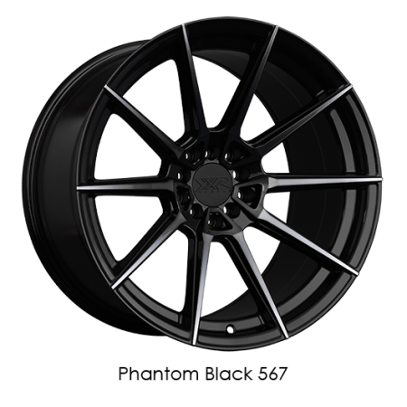 XXR Wheels - XXR Wheels Rim 567 18x8.5 5x100/5x114.3 ET20 73.1CB Phantom Black