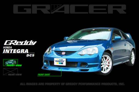 GReddy - GReddy 02-04 Acura RSX Urethane Front Lip Spoiler