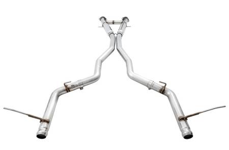 AWE Tuning - AWE 2020 Jeep Grand Cherokee SRT/Trackhawk Track Edition Exhaust - Use w/Stock Tips