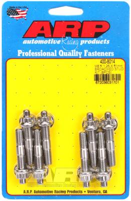 ARP - ARP M8 X 1.25 X 51mm broached stud kit - 8pcs 400-8014