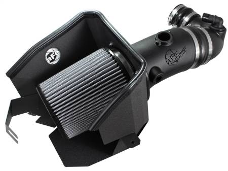 aFe Power (Advanced FLOW Engineering) - aFe MagnumFORCE Stage-2 Pro DRY S Air Intake System Ford Diesel Trucks 08-10 V8-6.4L (td)
