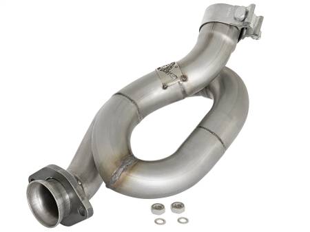 aFe Power (Advanced FLOW Engineering) - aFe Twisted Steel Loop Relocation Pipe 12-18 Jeep Wrangler (JK) V6 3.6L