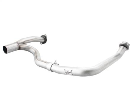 aFe Power (Advanced FLOW Engineering) - aFe Twisted Steel Y-Pipe Aluminized 2in 12-14 Jeep Wrangler (JK) V6 3.6L (4dr)
