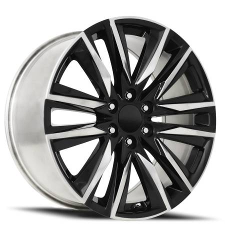 Factory Reproductions Wheels - FR 90 - Escalade Sport Replica Wheel 22x9 6x5.5 ET28 78.1CB Gloss Black Polished