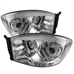 Spyder Auto - Spyder Dodge Ram 1500 06-08/Ram 2500 06-09 Projector Headlights LED Halo LED Chrm PRO-YD-DR06-HL-C
