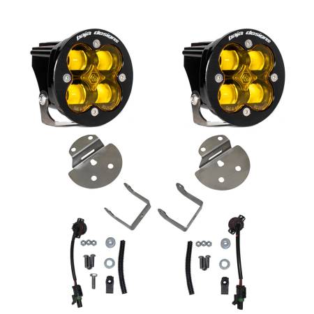 Baja Designs - Baja Designs 15-19 Canyon/Colorado Fog Light & Fog Pocket Kit - Amber