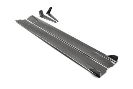 Seibon Carbon - Seibon 17-19 Infiniti Q60 TB-Style Carbon Fiber Side Skirts
