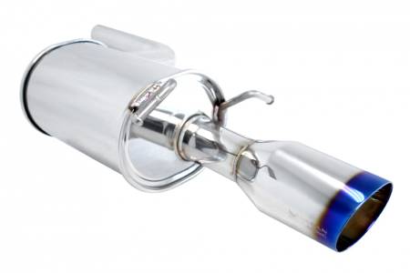 Megan Racing - Megan Racing Axle Back Exhaust System: Mercedes Benz C250 4DR only 2012-14 Burnt Roll Tip