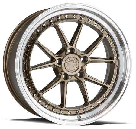 AodHan Wheels - Aodhan Wheels Rim DS08 19x8.5 5x120 72.6CB ET35 Bronze w/Machined Lip
