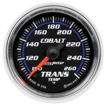AutoMeter - AutoMeter Cobalt 52mm 100-260 Deg F Electronic Trans Temp Gauge