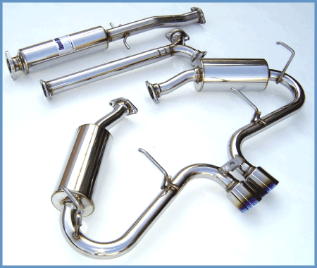 Invidia - Invidia 03-04 Mini Cooper S 60mm (80mm tip) Titanium Tip Cat-back Exhaust