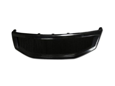 I3 Enterprise - I3 11-12 Honda Accord 4 Door Type-R Style Abs Grill W/Aluminum Mesh (Black)
