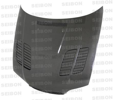 Seibon Carbon - Seibon 02-05 BMW E46 2dr GTR-Style Carbon Fiber Hood