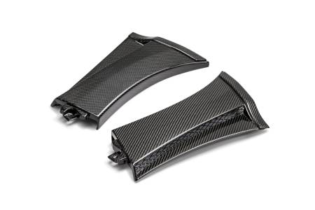 Seibon Carbon - Seibon 08-14 Subaru STI Carbon Fiber Fender Caps