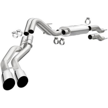 MagnaFlow Exhaust Products - MagnaFlow 15-21 Ford F-150 Street Series Cat-Back Performance Exhaust System- Black Rear Exit